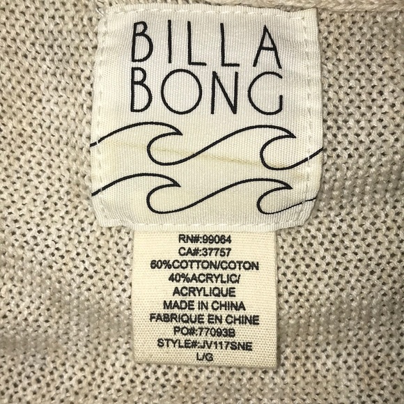 Billabong lightweight open draped sweater - Picture 2 of 8